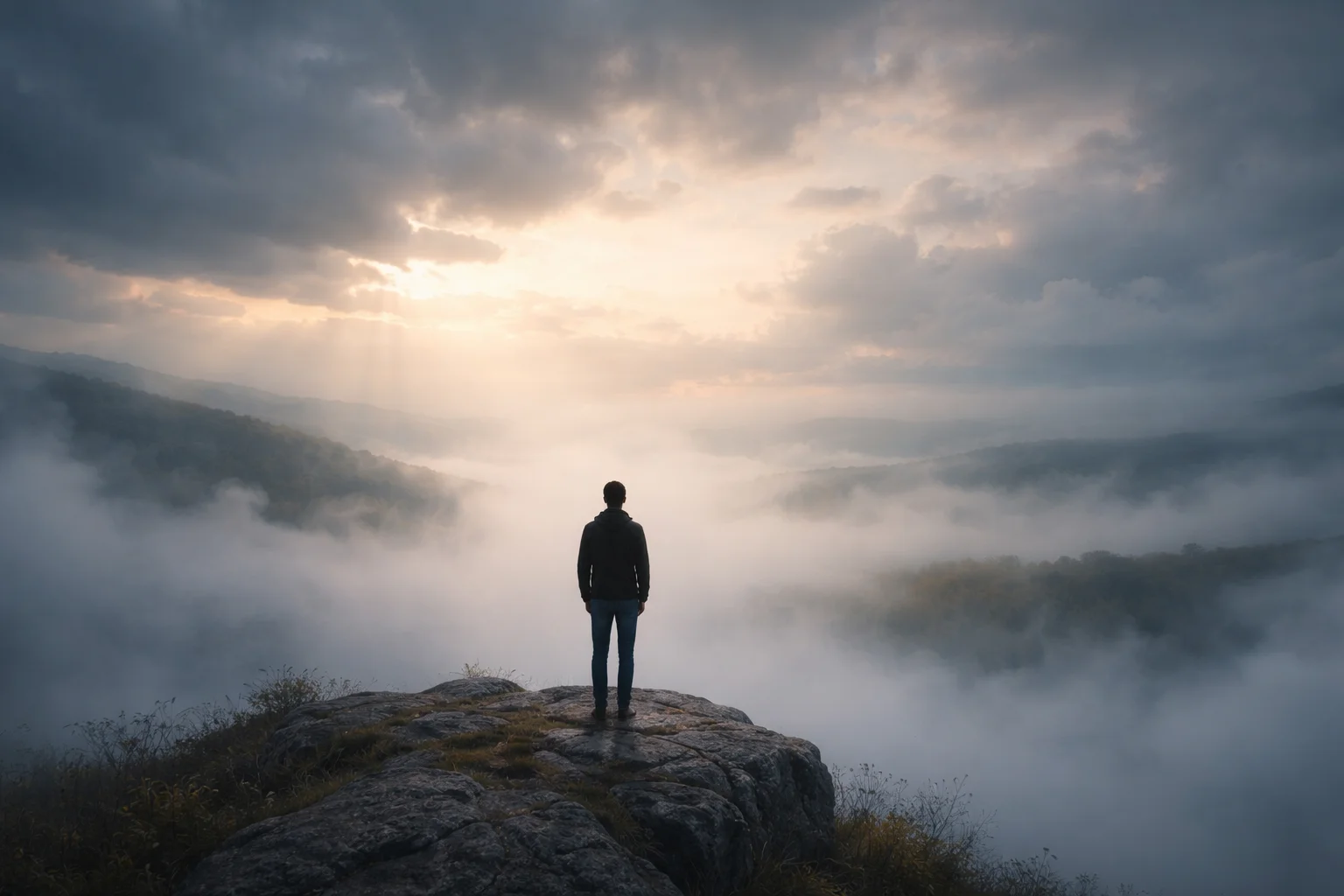 Abstract image suggesting uncertainty and openness