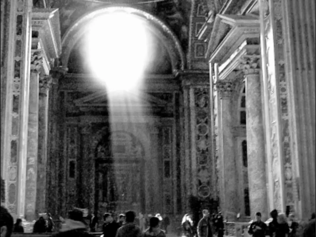 inside the Church of the Vatican