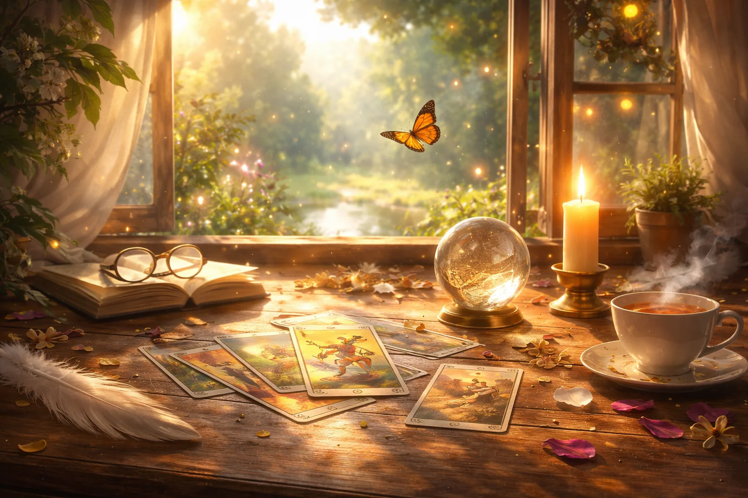 A quiet, ambiguous scene suggesting openness, coincidence, and play.